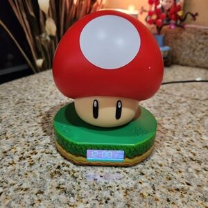 Nintendo Red and White Mushroom Lamp